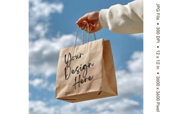 Canvas Tote Bag Mockup Shopping Bag White Natural Blank_138 Product Image 1