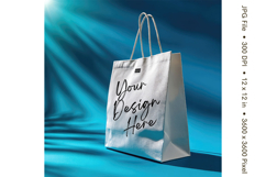 Canvas Tote Bag Mockup Shopping Bag White Natural Blank_139 Product Image 1
