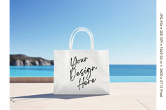 Canvas Tote Bag Mockup Shopping Bag White Natural Blank_15 Product Image 1