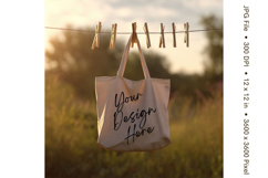 Canvas Tote Bag Mockup Shopping Bag White Natural Blank_151 Product Image 1