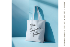 Canvas Tote Bag Mockup Shopping Bag White Natural Blank_156 Product Image 1