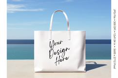 Canvas Tote Bag Mockup Shopping Bag White Natural Blank_16 Product Image 1