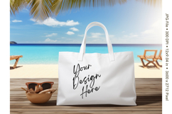 Canvas Tote Bag Mockup Shopping Bag White Natural Blank_21 Product Image 1