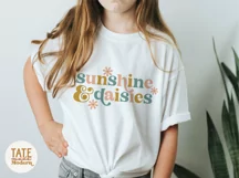 Sunshine & daisies SVG cut file - Retro summer daisy svg Product Image 4