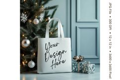 Canvas Tote Bag Mockup Shopping Bag White Natural Blank_81 Product Image 1