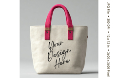 Canvas Tote Bag Mockup Shopping Bag White Natural Blank_99 Product Image 1