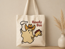Howdy Boo SVG, Cowboy Ghost SVG Spooky Rodeo Halloween Shirt Product Image 7
