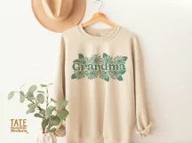 Grandma boho sunflower SVG cut file - floral Mother's Day Product Image 5