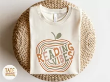 Reading vibes SVG cut file - Retro media specialist svg Product Image 3