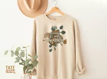 Strong and soft as a mother - floral PNG for sublimation Product Image 3
