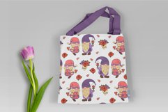 Valentines Day Gnomes Clipart & Patterns Product Image 9