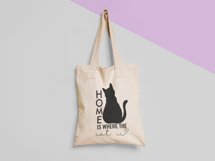 Home Is Where The Cat Is Png Instant Download for Digital Product Image 10