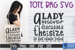 Tote Bag Quotes SVG | Tote bag SVG | Funny Saying | SVG File Product Image 1