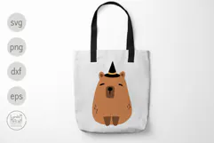 Witch Capybara For Halloween Svg and Png Files for Cricut Product Image 5