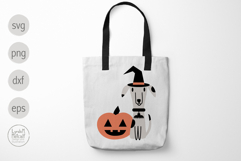 Witch Dog Svg, Halloween Puppy Png, Spooky Dog Png Product Image 5