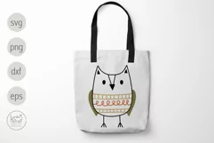 Fall Owls Svg, Cute Woodland Birds Png Product Image 4