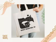 Rocky Mountain CO SVG cut file - Retro national park SVG Product Image 2