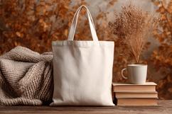 Eco Canvas Tote Bag Mockup for Brand Presentation Product Image 1