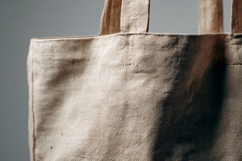 Beige Canvas Tote Bag Branding Mockup Product Image 1