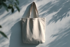 Cotton Canvas Shopping Bag Mockup Product Image 1