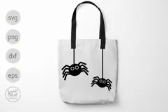 Halloween Spider Svg and Png Clipart, Cute Spider for Cricut Product Image 5