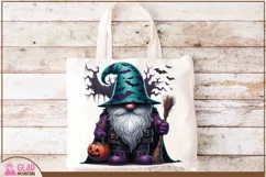 Halloween Gnome with trick or treat pumpkin png, Gnome png Product Image 4