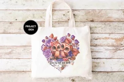 <img src="Tote.jpg" alt="Valentines owl couple floral heart sublimation on a white tote bag mockup">