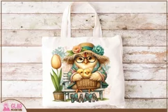 Mama Hen png, Mother's Day Mama Chicken sublimation, Chicks Product Image 3