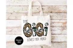 This GiGi Loves Her Herd sublimation, GiGi png, Grandma png Product Image 4