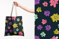 Chalky Bee and Ditsy Wildflower Seamless Patterns Product Image 6