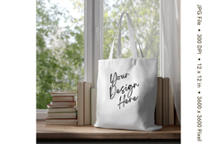 Canvas Tote Bag Mockup Shopping Bag White Natural Blank_158 Product Image 1