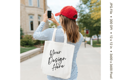 Canvas Tote Bag Mockup Shopping Bag White Natural Blank_22 Product Image 1