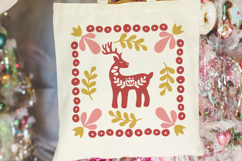 Scandinavian Christmas Deer | Christmas SVG Product Image 4