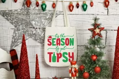 Tis the season to get tipsy | Christmas SVG Product Image 3