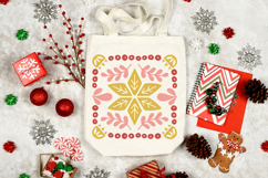 Scandinavian Christmas Snowflake | Christmas SVG Product Image 3