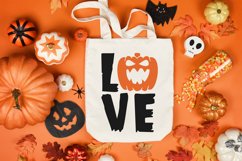 LOVE Jack O'Lantern | Halloween SVG Product Image 3