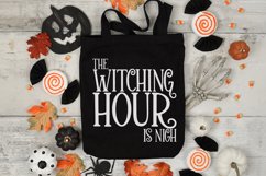 The Witching Hour Halloween Sign Product Image 4