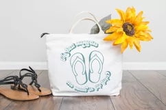 The best memories are made in Flip Flops| Vintage Summer SVG Product Image 4