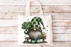 St. Patrick Day Gnomes, Saint. Patrick's shamrock gnome pngs Product Image 4