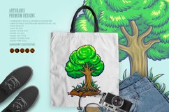 Arbor day with trees colorful Illustration Product Image 5