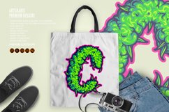 Initial C weed bud highly creative monogram Product Image 4