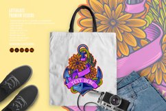 Delightful floral anchor with flourishes ribbon Product Image 6