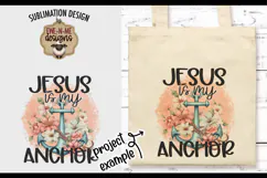 Jesus Is My Anchor | PNG Design For Shirts, Totes & More Product Image 4