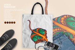 Classic stingray fish ornament svg Product Image 5