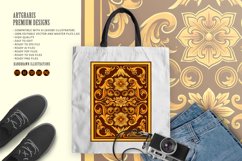 Vintage ornate border engraved floral decorated Product Image 5