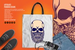 Bearded Skull Tattoo Meaning Illustrations Product Image 5