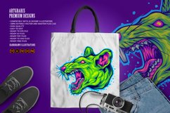 Creepy rat headed monster with anger expression Product Image 5