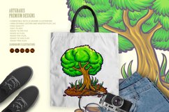 Happy arbor day green trees Illustration Product Image 6