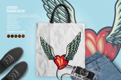 Flying Hearts Love Beautiful Happy Valentine Product Image 6