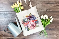 Watercolor Mother's Day Flowers PNG for Sublimation Product Image 4